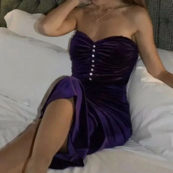 ZARA CROPPED VELVET TOP  - Picture 4 of 16